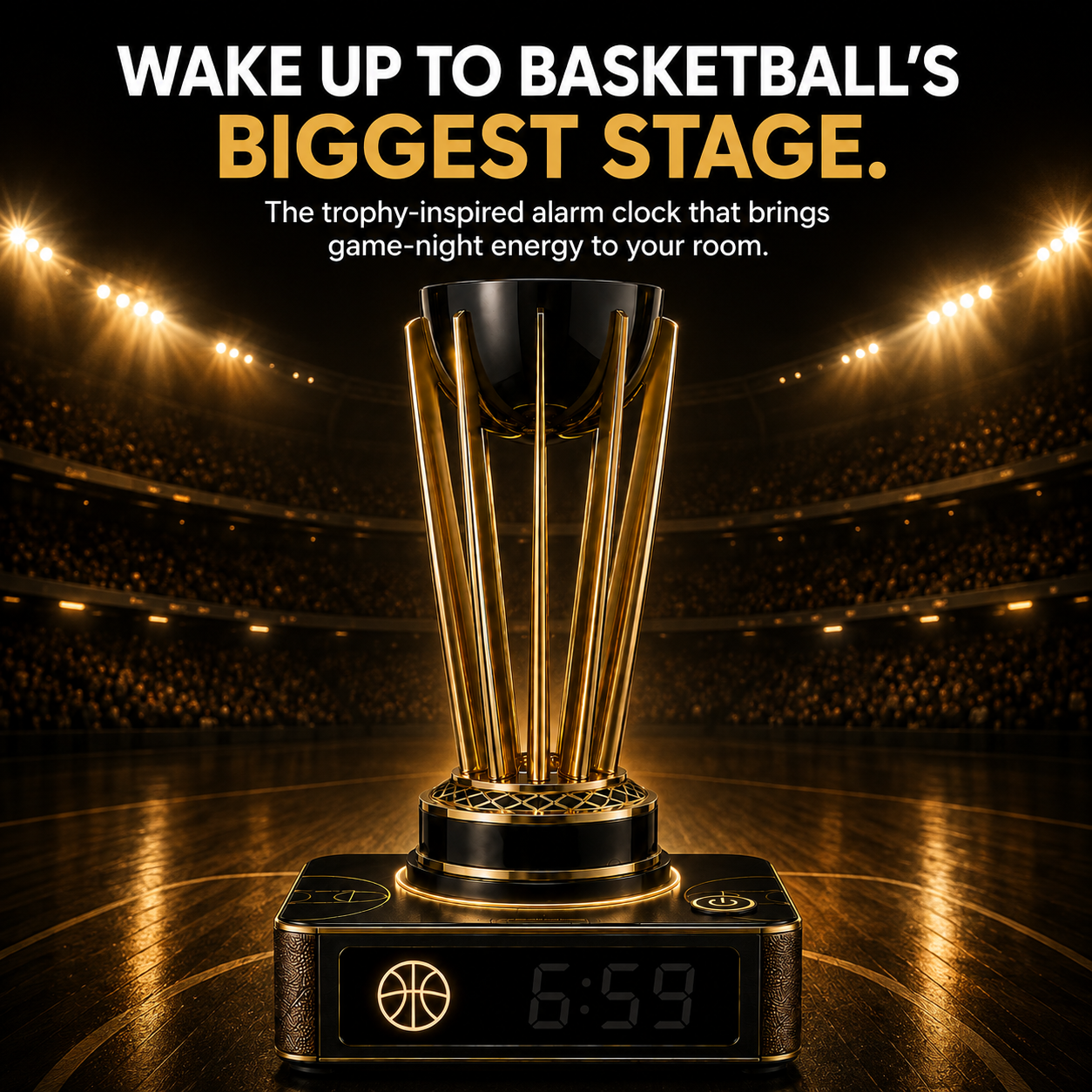 BASKETBALL ALARM CLOCK