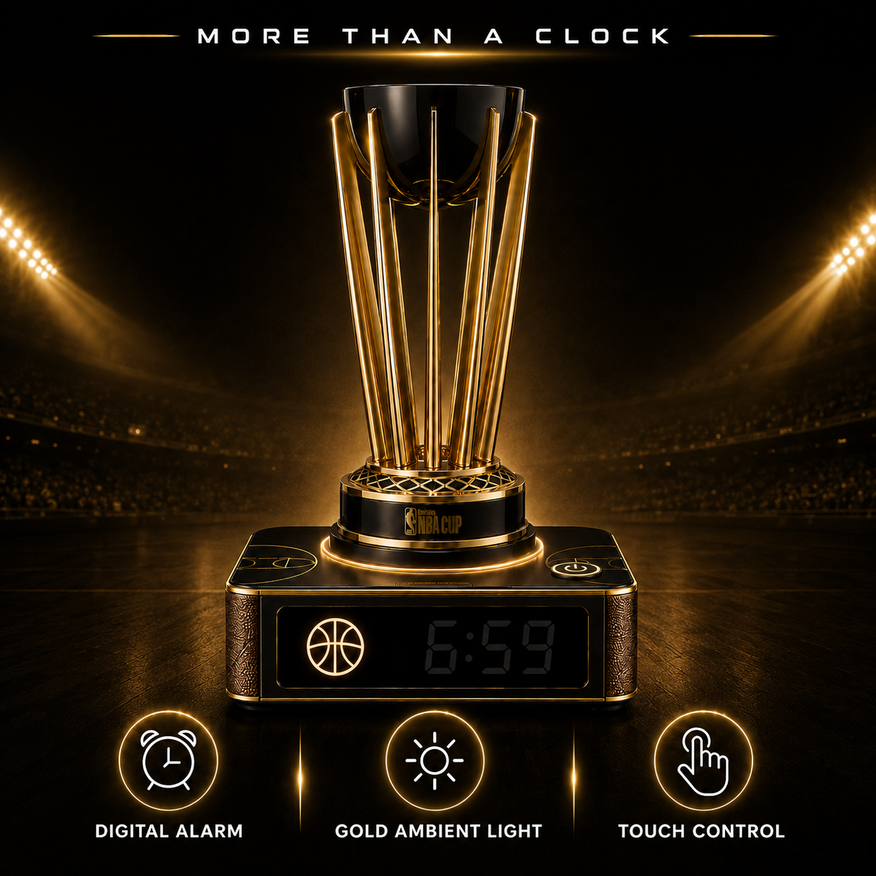 BASKETBALL ALARM CLOCK